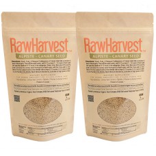 RawHarvest Unhulled Premium Canary seeds (2 Pack 2 Lbs) For Human Consumption Silica Fiber Free. Coming soon 